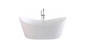 CADA FREESTANDING FERRANO, 170 CM, ALB, DIN ACRIL, CALITATE SUPERIOARA