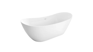 CADA FREESTANDING KERRANO, 170 CM, ALB, DIN ACRIL, CALITATE SUPERIOARA