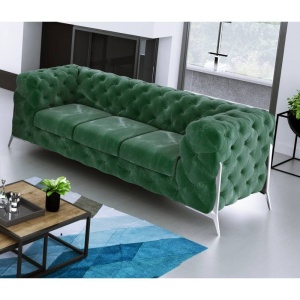 CANAPEA 3 LOCURI, CHESTERFIELD, CHELSEA BIS, DIN STOFA DE CALITATE, 243CM, CULOARE PERSONALIZATA