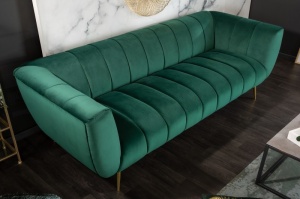 CANAPEA EXCLUSIVISTA, 225CM, DIN CATIFEA, VERDE SMARALD, ARTIM GROUP SELECTION