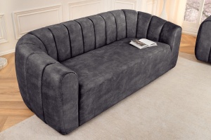 CANAPEA LIVING 200CM, BABYLON, 3 LOCURI, MATERIAL CATIFEA ANTRACIT, ARTIM GROUP SELECTION
