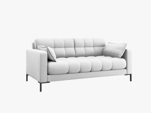 CANAPEA MAMAIA, 2 LOCURI, 152 CM, GRI DESCHIS 80/NEGRU, TAPITERIE DIN STOFA FINA, DESIGN DEOSEBIT