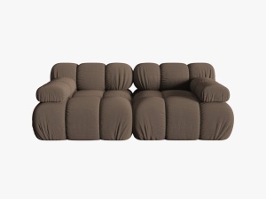 CANAPEA MODULARA BELLIS, CU 2 LOCURI, MARO, CU TAPITERIE DIN TEXTIL 3D, SONIC, MICADONI