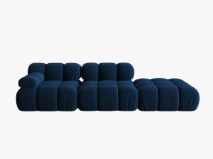 CANAPEA MODULARA BELLIS, DREAPTA, 3 LOCURI, 282 CM, DIVERSE CULORI SI MATERIALE, DESIGN DEOSEBIT - Img 18