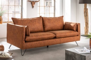CANAPEA, STIL MODERN, DURA STEEL 194CM, DIN MICROFIBRA, COD 40830