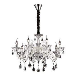 CANDELABRU CRISTAL COLOSSAL SP8, IVORY, DESIGN CLASIC, IDEAL LUX