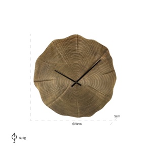 CEAS DE PERETE ADEN GOLD, KK-0090, CONFECTIONAT DIN ALUMINIU, STIL MODERN - Img 3
