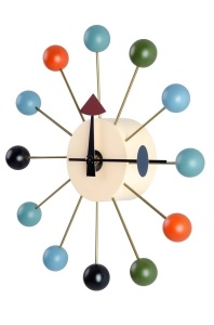 CEAS DECORATIV, TIK, MULTICOLOR, DIN LEMN SI METAL, STIL MODERN B2 - Img 2