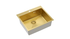 CHIUVETA BUCATARIE REA RUSSEL 110, AURIU, DIN INOX, CALITATE SUPERIOARA