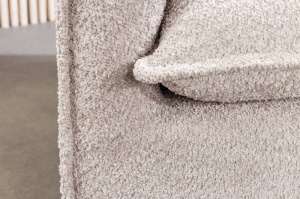 COLTAR DREAPTA, MATERIAL BOUCLE 255CM, CULOARE BEJ, DESIGN MODERN, ARTIM SELECT GROUP - Img 4