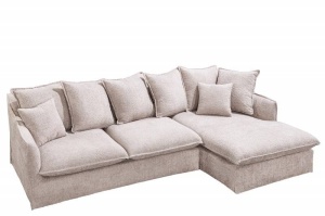 COLTAR DREAPTA, MATERIAL BOUCLE 255CM, CULOARE BEJ, DESIGN MODERN, ARTIM SELECT GROUP - Img 6