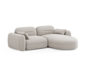 COLTAR ELEGANT 3 LOCURI, SYDNEY, BEJ DESCHIS, DREAPTA, MATERIAL CATIFEA, ARTIM GROUP SELECTION - Img 3