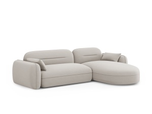 COLTAR ELEGANT 4 LOCURI, SYDNEY, BEIGE DESCHIS, DREAPTA, MATERIAL CATIFEA, ARTIM GROUP SELECTION - Img 4