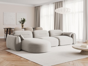 COLTAR ELEGANT 4 LOCURI, SYDNEY, BEIGE DESCHIS, STANGA, MATERIAL CATIFEA, ARTIM GROUP SELECTION