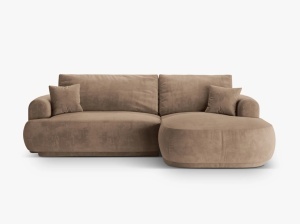 COLTAR EXTENSIBIL ELLA, DREAPTA, CU SPATIU DE DEPOZITARE, 5 LOCURI, 271 CM, DIVERSE CULORI SI MATERIALE, DESIGN DEOSEBIT - Img 3