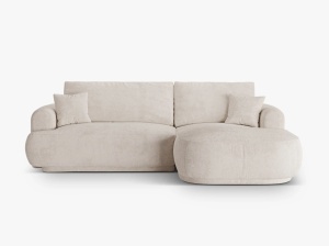 COLTAR EXTENSIBIL ELLA, DREAPTA, CU SPATIU DE DEPOZITARE, 5 LOCURI, 271 CM, DIVERSE CULORI SI MATERIALE, DESIGN DEOSEBIT - Img 13