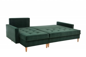 COLTAR EXTENSIBIL GRI, SCANDI, TAPITERIE STOFA, STIL SCANDINAV - Img 3