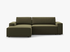 COLTAR EXTENSIBIL JODIE, STANGA, 3 LOCURI, 246 CM, DIVERSE CULORI SI MATERIALE, DESIGN DEOSEBIT - Img 5