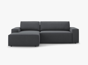 COLTAR EXTENSIBIL JODIE, STANGA, 3 LOCURI, 246 CM, DIVERSE CULORI SI MATERIALE, DESIGN DEOSEBIT - Img 15