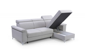 COLTAR EXTENSIBIL VERMONT GRI DESCHIS DIN STOFA DE CALITATE SUPERIOARA - Img 4