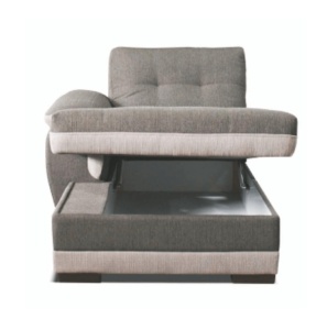 COLTAR LC RUBA, GRI SI CREM, DIN TEXTIL INARI, STANGA, (lxhxA): 96x168x83 cm, STIL MODERN, TK - Img 3