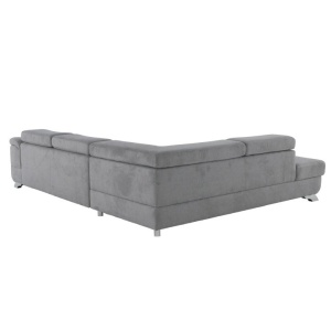 COLTAR LEGAS, MODEL STANGA, GRI, DIN TEXTIL, EXTENSIBIL, SPATIU DEPOZITARE, STIL MODERN, TK - Img 4