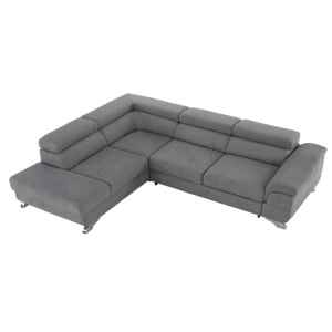 COLTAR LEGAS, MODEL STANGA, GRI, DIN TEXTIL, EXTENSIBIL, SPATIU DEPOZITARE, STIL MODERN, TK - Img 6