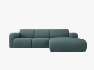 COLTAR MOLINO, DREAPTA, 4 LOCURI, 250 CM, DIVERSE CULORI SI MATERIALE, DESIGN DEOSEBIT - Img 9