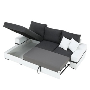 COLTAR OREGON COLT MIC, ALB SI GRI, DIN TEXTIL SI PIELE ECOLOGICA, MODEL STANGA, STIL MODERN, TK - Img 7