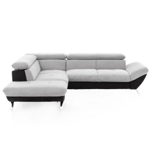 COLTAR VENICE, MODEL STANGA, NEGRU/GRI, DIN TESATURA SI LEMN, EXTENSIBIL, TETIERE REGLABILE, STIL MODERN, TK - Img 7
