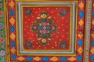 COMODA 140CM, MULTICOLOR, DIN LEMN DE MANGO, PICTATE MANUAL, GINER Y COLOMER - Img 7