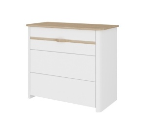 COMODA CU 3 SERTARE PENTRU CAMERA BEBELUS RUBAN DESIGN MODERN - Img 2