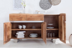 COMODA DESIGN VINTAGE/INDUSTRIAL 135CM, MAMMUT, DIN LEMN MASIV, ARTIM GROUP SELECTION - Img 3
