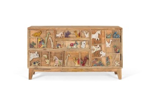 COMODA LIVING, ARTIM 1792, DIN LEMN DE MANGO, PICTAT MANUAL, ARTIM GROUP SELECTION