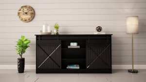 COMODA LIVING, CAMA-GRANERO-KOM-CZ/CZ 160CM, DIN PLACI LAMINATE SI MDF, DESIGN INDUSTRIAL - Img 8