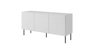 COMODA LIVING, CAMA-HOLE-KOM-152-BI/BI, 152CM, DIN PLACI LAMINATE SI MDF, DESIGN MODERN - Img 3