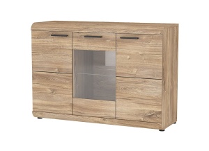 COMODA LIVING CU LED LINK 120 STEJAR STIRLING - DESIGN MODERN