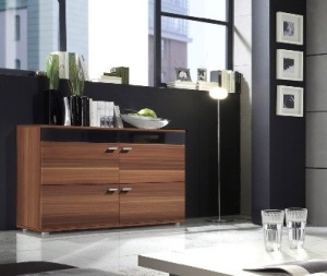 COMODA LIVING LOGO II NATURAL/NEGRU DESIGN MODERN CM