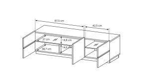 COMODA LIVING RTV CU LED INLINE 135 - DESIGN MODERN - Img 3