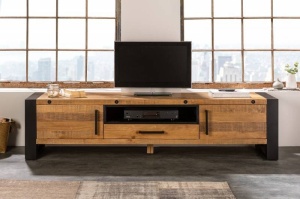 COMODA TV, THOR 200CM, DIN METAL SI LEMN MASIV DE PIN, ARTIM GROUP SELECTION