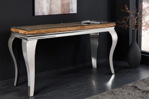CONSOLA, BAROC MODERN BARRACUDA, 140CM, METAL, LEMN TEC, STICLA, ARTIM GROUP SELECTION