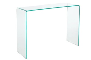 CONSOLA/BIROU 100CM, DIN STICLA, FANTOME, DESIGN MODERN