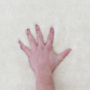 Covor 200x300 cm, alb, AMIDA, 0000194093 - Img 8
