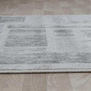 Covor 67x120 cm, gri deschis/gri închis, HEATHER, 0000193350