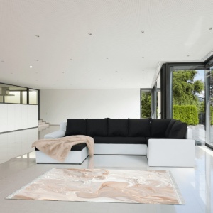 Covor, model bej/crem/alb, 80x150, RENOX TYP 2, 0000229125 - Img 2