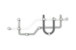 CUIER SUBWAY, GRI MULTICOLOR, DIN METAL, STIL MODERN B2