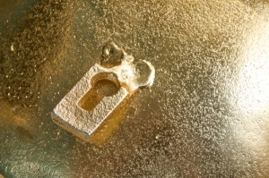 DECORATIUNE OGLINDA PERETE, VARIATION 70CM, COD 43222, METAL, DESIGN INDUSTRIAL - Img 4