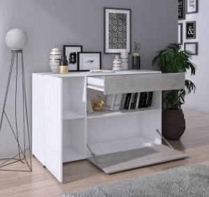 DULAP 2 USI 130CM, JOHNNY, COD 3787, STIL MODERN, REALIZATA DIN PANOURI ECO DIN LEMN - Img 7