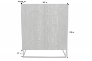 DULAP/ BUFET 120CM, SCORPION, DIN LEMN MASIV DE MANGO , ARTIM GROUP SELECTION - Img 6