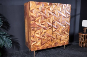 DULAP DIN LEMN, 3D, 140CM, DIN LEMN SI METAL, REALIZAT MANUAL, ARTIM GROUP SELECTION - Img 3